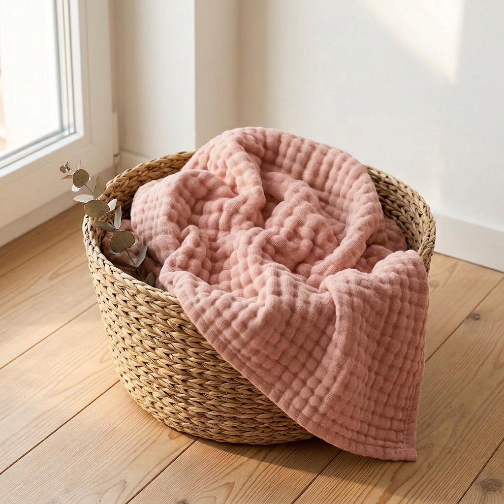 Rose — panier
