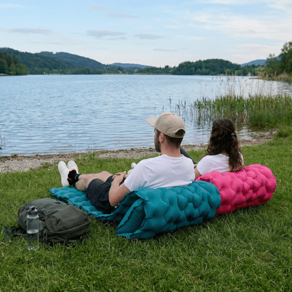 Zone détente au bord du lac